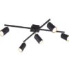 Trio 612400532 Marley Stropní svítidlo | GU10 | Černá