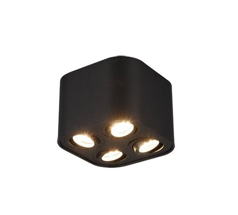 Trio 612900432 Cookie Bodové svítidlo | GU10 | Černá