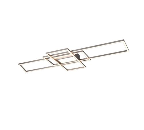 Trio 620010407 Irvine LED Přisazené stropní svítidlo | Variabilní | 60=6500lmW | Kov | Nikl