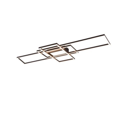 Trio 620010442 Irvine LED Přisazené stropní svítidlo | Variabilní | 60=6500lmW | Černá