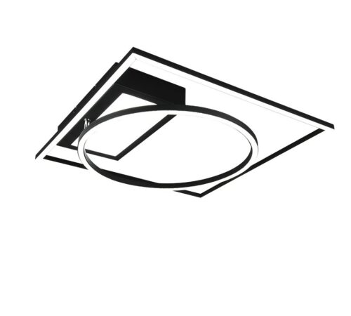 Trio 620510332 Downey LED Přisazený lustr | Variabilní | Černá