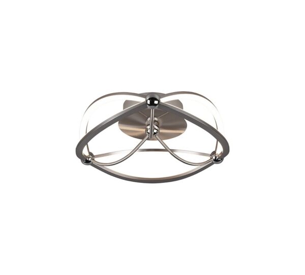 Trio 621210107 Charivari LED Přisazené stropní svítidlo | Teplá bílá | 20W | Kov | Nikl