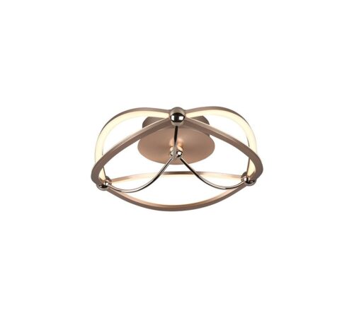 Trio 621210108 Charivari LED Přisazené stropní svítidlo | Teplá bílá | 20W | Barevný kov | Mosaz