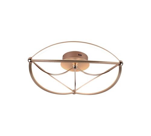 Trio 621290108 Charivari LED Přisazené stropní svítidlo | Teplá bílá | 42W | Barevný kov | Mosaz