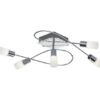 Trio 621410505 Clapton LED stropní svítidlo | Teplá bílá | 5x5W | Chrom | Kov