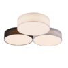 Trio 621910317 Lugano LED Přisazené stropní svítidlo | Teplá bílá | Šedá | 38W