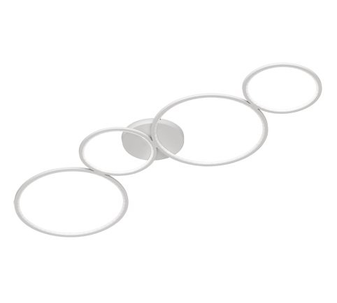 Trio 622610431 Rondo LED Přisazené stropní svítidlo | Teplá bílá | 37=3300lmW | Bílá