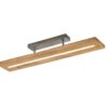 Trio 623710130 Brad LED stropní svítidlo | Teplá bílá | 27=3000lmW | Dřevo