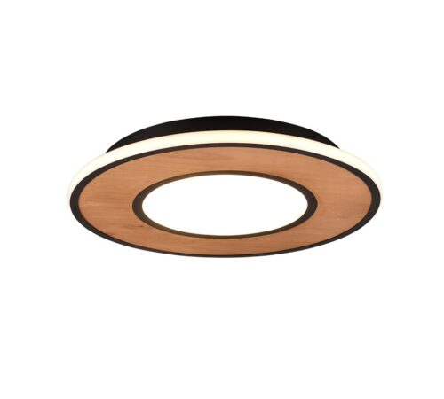 Trio 626610232 Deacon LED stropní svítidlo | Teplá bílá | Černá | 37W