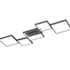 Trio 627710532 Sorrento LED Přisazené stropní svítidlo | Teplá bílá | 34=3400lmW | Černá