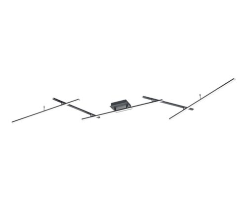 Trio 628410532 Arvin LED Přisazené stropní svítidlo | Teplá bílá | Variabilní | Černá | 22W