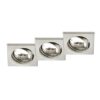 Trio 650000307 Jura Zápustná bodovka | GU10 | Kov | Nikl