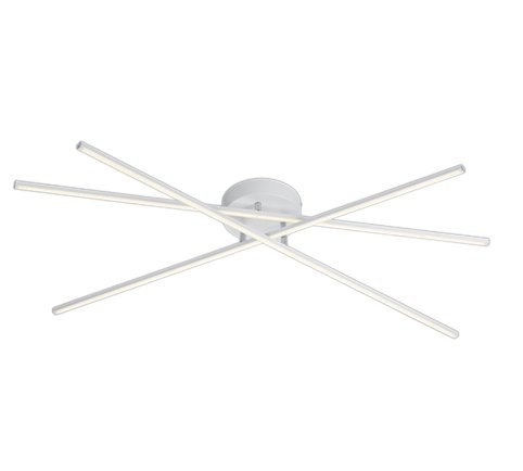 Trio 671610331 Tiriac LED stropní svítidlo | Teplá bílá | 3x8W | Bílá