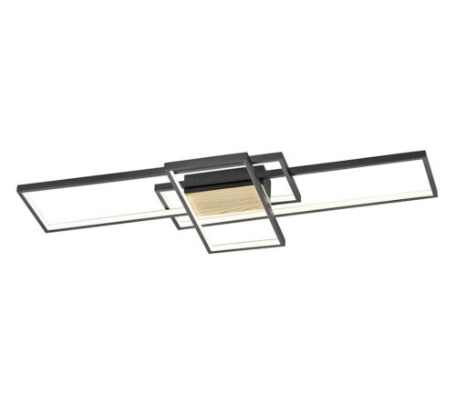 Trio 672610332 Tucson LED stropní svítidlo | Teplá bílá | 35=3300lmW | Černá