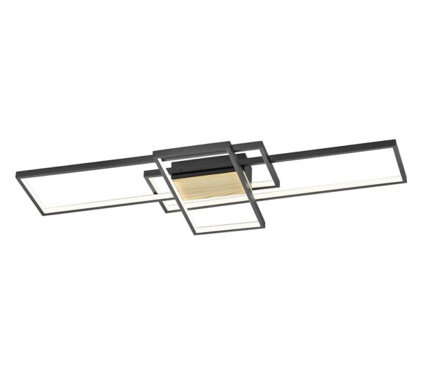 Trio 672610332 Tucson LED stropní svítidlo | Teplá bílá | 35=3300lmW | Černá