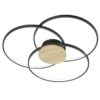 Trio 673210332 Sedona LED stropní svítidlo | Teplá bílá | 40=3600lmW | Černá