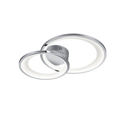 Trio 673810206 Granada LED stropní svítidlo | Teplá bílá | Chrom | Kov | 29W