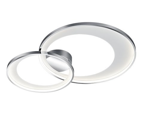Trio 673890206 Granada LED stropní svítidlo | Teplá bílá | Chrom | Kov | 36W