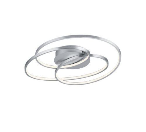 Trio 673916007 Gale LED Přisazené stropní svítidlo | Teplá bílá | Kov | Nikl | 38W