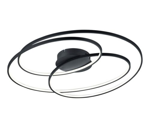 Trio 673918032 Gale LED Přisazené stropní svítidlo | Teplá bílá | 50=5250lmW | Černá