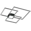 Trio 676210442 Hydra LED stropní svítidlo | Teplá bílá | 38=4000lmW | Černá