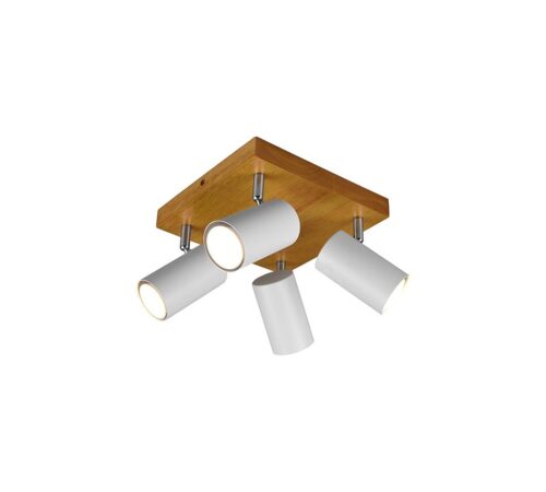 Trio 812400431 Marley Přisazené stropní svítidlo | GU10 | Bílá