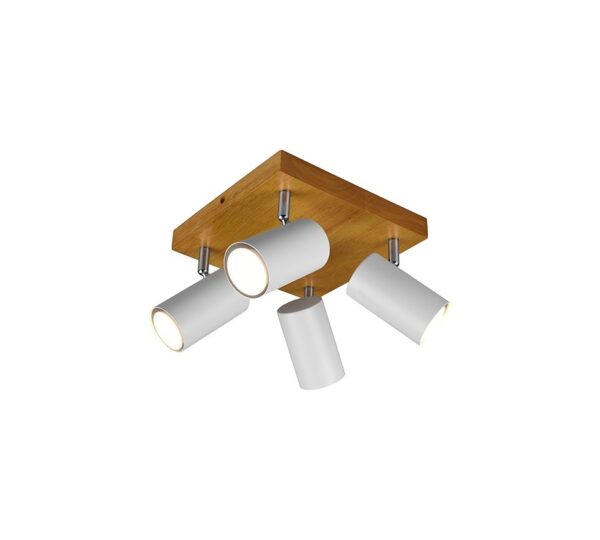 Trio 812400431 Marley Přisazené stropní svítidlo | GU10 | Bílá