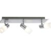 Trio 821410305 Clapton LED Stropní svítidlo | Teplá bílá | 3x5W | Chrom | Kov