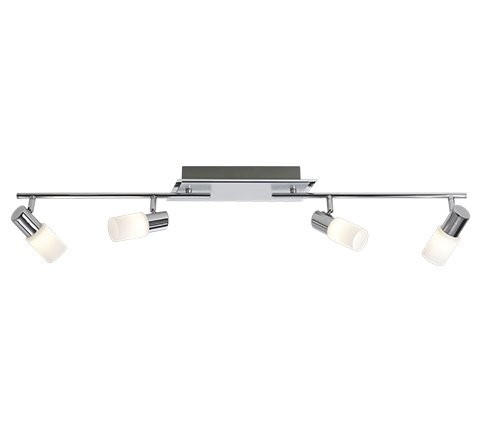 Trio 821410405 Clapton LED Stropní svítidlo | Teplá bílá | 4x5W | Chrom | Kov