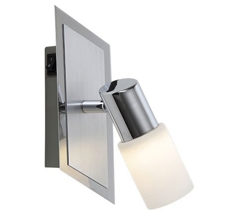 Trio 821470105 Clapton LED nástěnní svítidlo | Teplá bílá | 5W | Chrom | Kov
