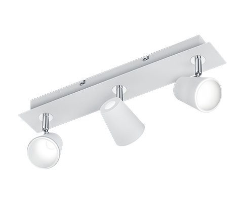Trio 873110331 Narcos LED bodové svítidlo | Teplá bílá | 3X4W | Bílá