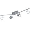 Trio 873110407 Narcos LED bodové svítidlo | Teplá bílá | 4x6W | Kov | Nikl