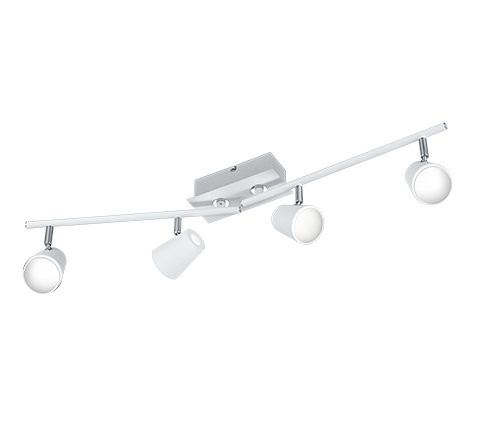Trio 873110431 Narcos LED bodové svítidlo | Teplá bílá | 4X4W | Bílá