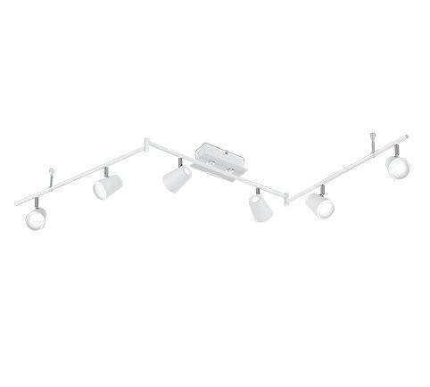 Trio 873110631 Narcos LED bodové svítidlo | Teplá bílá | 6x4W | Bílá