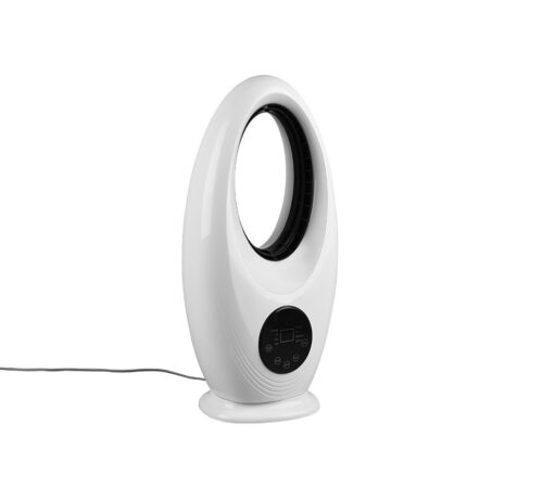 Trio R043-01 LED ventilátor s osvěltením Kalmar 1x2W | RGB - 3 rychlosti, časovač, dálkové ovládání, dotykový displej, bílá