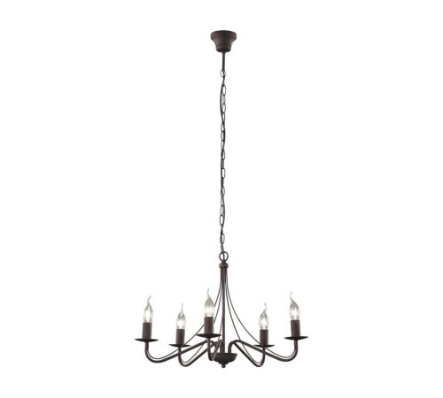 Trio R1198-24 Lustr | E14 | Barevný kov | Hnědá