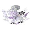 Trio R20012017 Flower Nástěnné svítidlo | E14 | Chrom | Kov