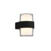 Trio R22052142 Molina LED nástěnní svítidlo | Teplá bílá | Černá | 2x4.6W