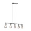 Trio R30185007 Vannes Lustr | E27 | Kov | Nikl