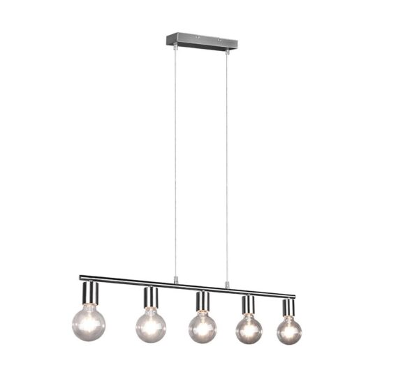 Trio R30185007 Vannes Lustr | E27 | Kov | Nikl