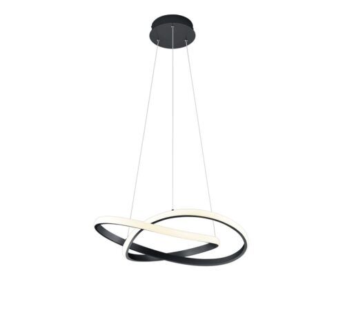 Trio R32051132 Course LED stropní svítidlo | Teplá bílá | 27W | Černá