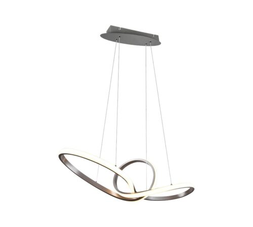 Trio R32751107 Sansa LED stropní svítidlo | Teplá bílá | Kov | Nikl | 28W