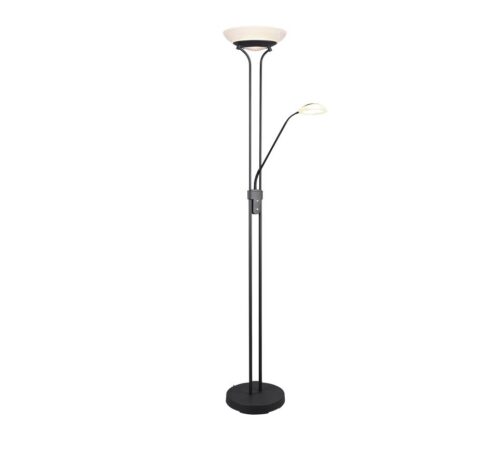 Trio R40073532 Orson LED Stmívatelná stojací lampa | Teplá bílá | 27W | Černá