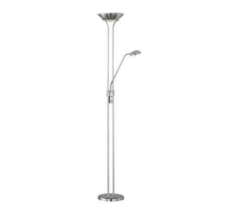 Trio R42292107 Spock LED stojací lampa | Teplá bílá | 20W | Kov | Nikl