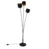 Trio R46333979 Tommy Stojací lampa | E14 | Černá