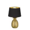 Trio R50431079 Pineapple Stolní lampička | E27 | Barevný kov | Zlatá