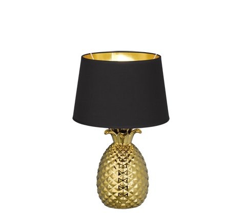 Trio R50431079 Pineapple Stolní lampička | E27 | Barevný kov | Zlatá