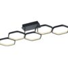 Trio R62055142 Vigo LED stropní svítidlo | Teplá bílá | 24=3000lmW | Černá