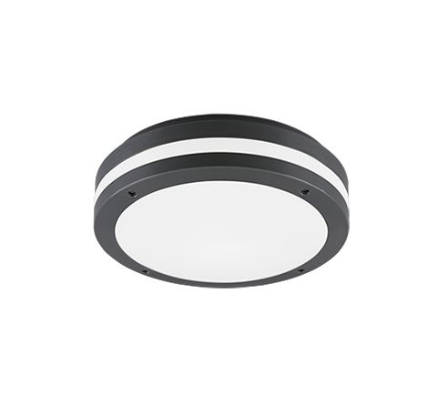 Trio R62151142 Kendal LED Stropní venkovní světlo | Teplá bílá | 12W | Černá