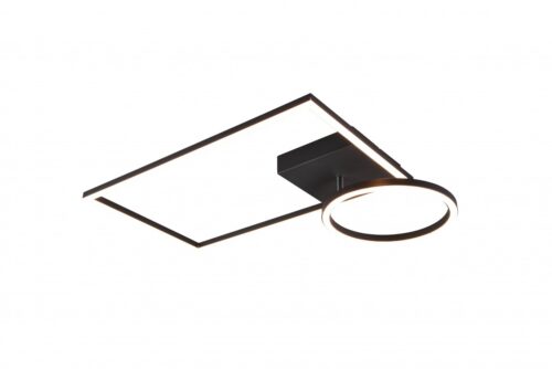 Trio R62182132 Verso LED Přisazené stropní svítidlo | Teplá bílá | Černá | 24,5W